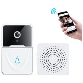 Wireless Doorbell Camera With Chime; Smart Video Doorbell Camera Wireless Wi-Fi With HD Video; 2-Way Audio; Night Vision; Cloud Storage; Battery Power