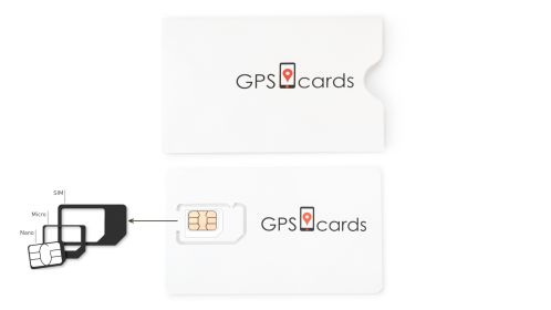 GPS.cards SIM for TZ-AVL02 Security GPS Tracker + Phone APP + Live Locator