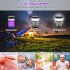 Solar Mosquito Killer Lamp 4 Light Modes Solar Bug Zapper Outdoor Mosquito Zapper With Waterproof Camping Lantern