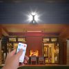 Solar Wall Light Outdoor 87 LED Beads PIR Motion Sensor Remote Control Wireless Lamps IP45 Waterproof Lighting for Garage Front Door Garden Pathway