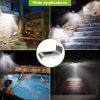 Solar Wall Lights Outdoor 16LEDs Stair Lamps 120Â° Motion Sensor 180Â°Lighting Garden Lights IP65 Waterproof Night Lamps