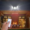 Solar Wall Light Outdoor 264Pcs LED Beads PIR Motion Sensor Remote Control Wireless Lamps IP45 Waterproof Lighting for Garage Front Door Garden Pathwa