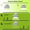 Solar Wall Lights Outdoor 16LEDs Stair Lamps 120Â° Motion Sensor 180Â°Lighting Garden Lights IP65 Waterproof Night Lamps