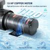 VEVOR Swimming Pool Pump 1.5HP 115V 1100W, Single Speed Pumps for Above Ground, Powerful Self Primming Pool Pumps w/ Strainer Filter Basket