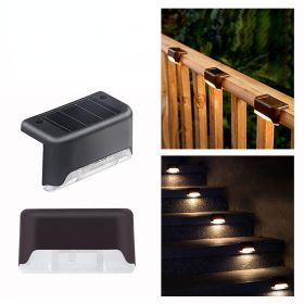 4pcs Solar Wall Light Garden Outdoor; Waterproof Stair Lights With Light Control; For Garden Yard Porch Wedding Party Decor (Color: Brown Shell [warm Light], Quantity: 4pcs)