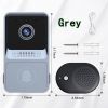 Smart Home Video Intercom WIFI Infrared Night Vision Outdoor Home Security Alarm Camera 480P Monito Wireless button Doorbell