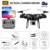 RC Drone Double 4K Wifi FPV HD Camera KY101 Drone Altitude Hold Gesture Mode Long Flying time RC Quadcopter Drone Toys For Boy