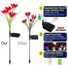 Lily Flower Multi-Color Changing LED Solar Garden Lights