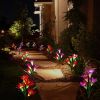 Lily Flower Multi-Color Changing LED Solar Garden Lights