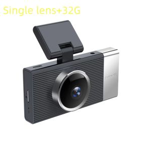 WIFI Driving Recorder Three Lens Mobile Phone APP Interconnection Night Vision Large Wide Angle (Option: Single Lens 32G)