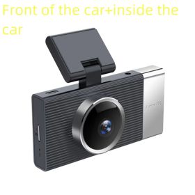 WIFI Driving Recorder Three Lens Mobile Phone APP Interconnection Night Vision Large Wide Angle (Option: Car Front Car Interior)